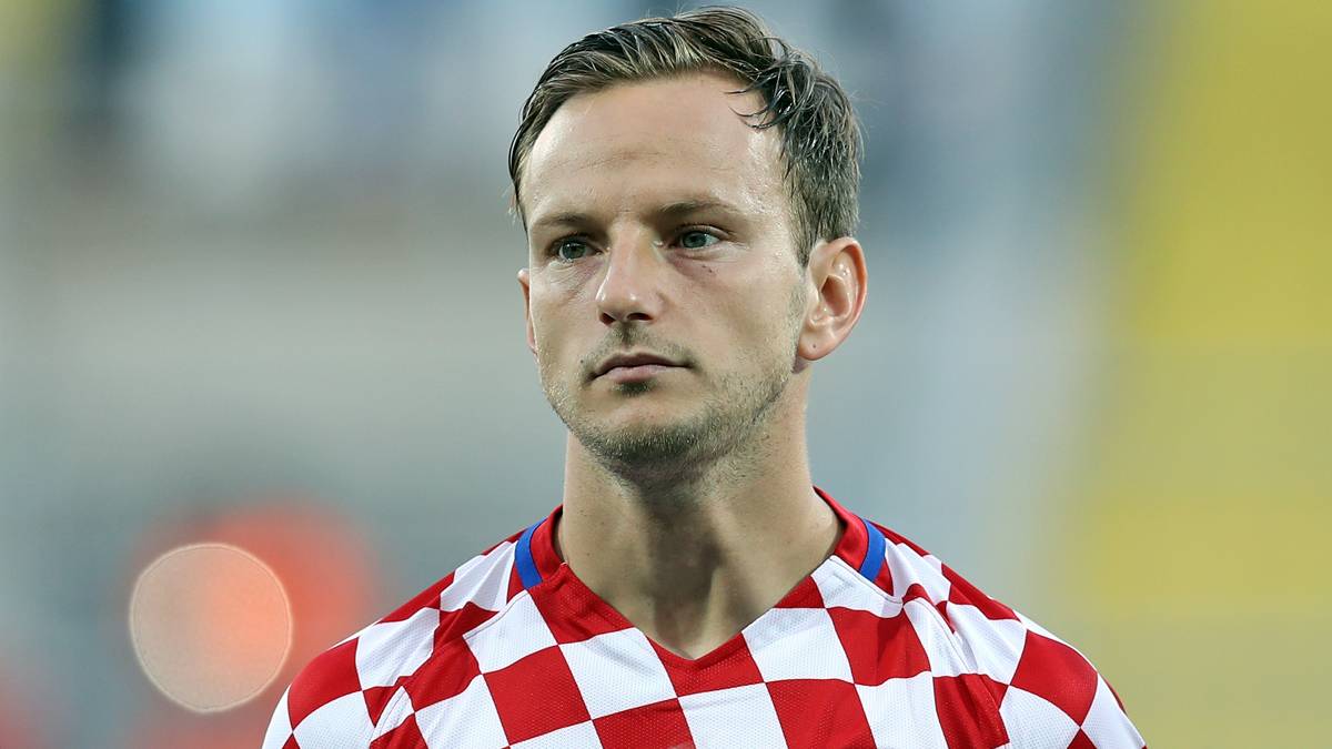 Ivan Rakitic, during a party with the selection of Croatia
