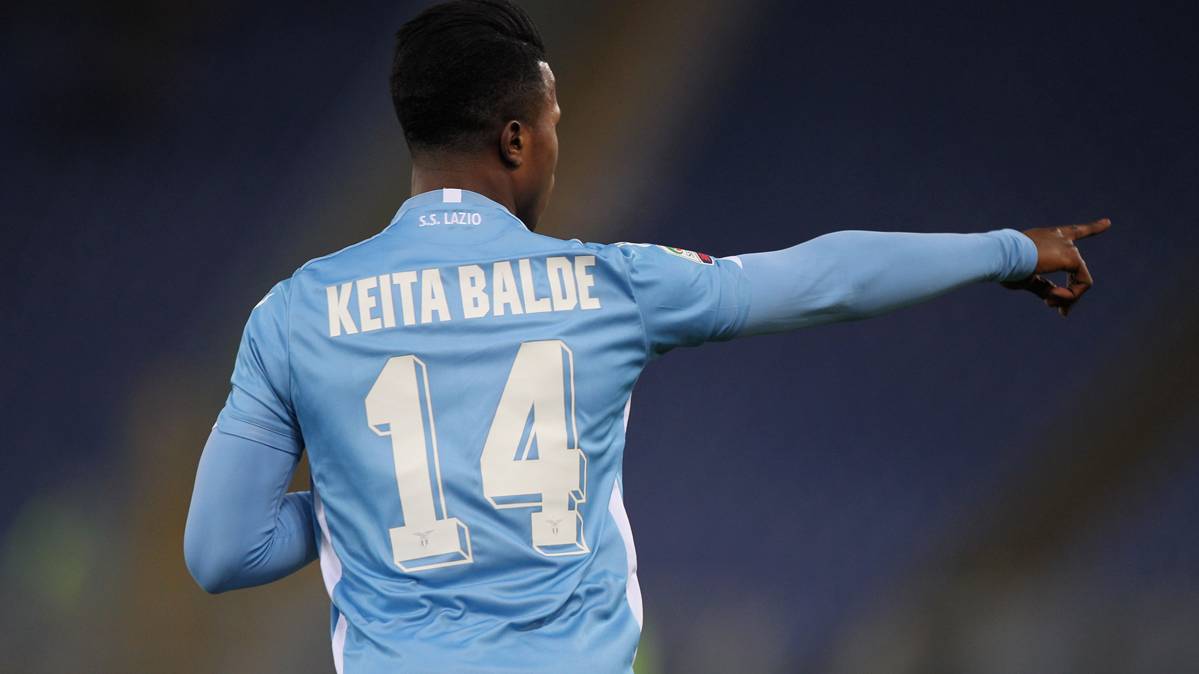 Keita Balde, en un partido de esta temporada con la Lazio