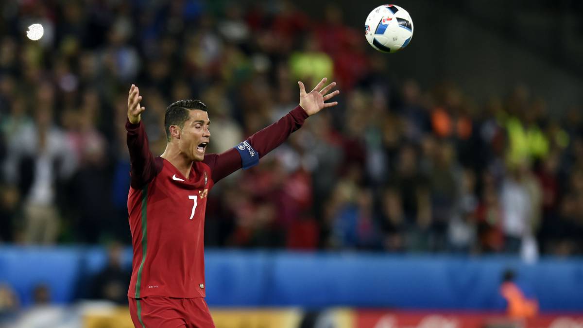 Cristiano Ronaldo, durante esta Eurocopa de Francia 2016