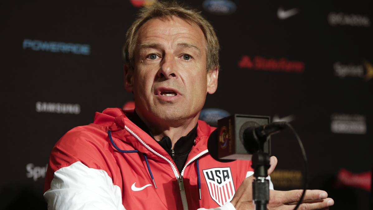 Press conference of Klinsmann, seleccionador of United States