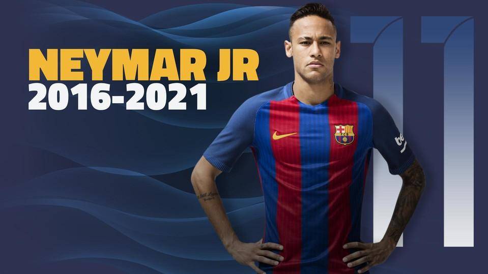 El FC Barcelona anuncia la renovación de su delantero Neymar Júnior hasta 2021