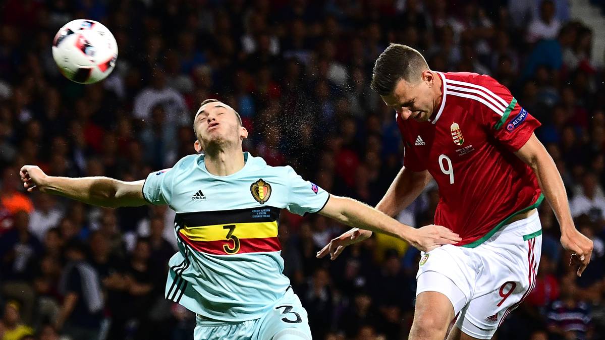 Thomas Vermaelen, during a party against Hungary