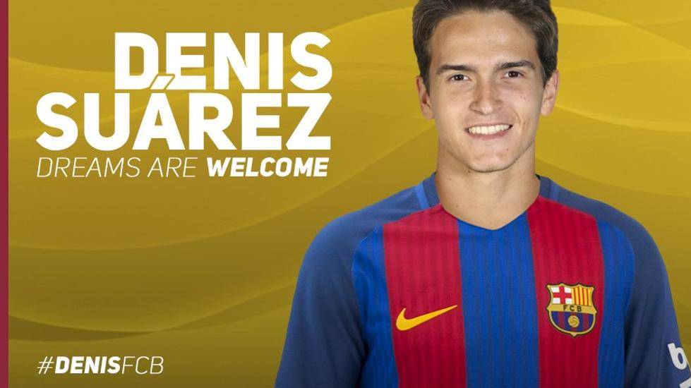 Denis Suárez already is new player of the FC Barcelona
