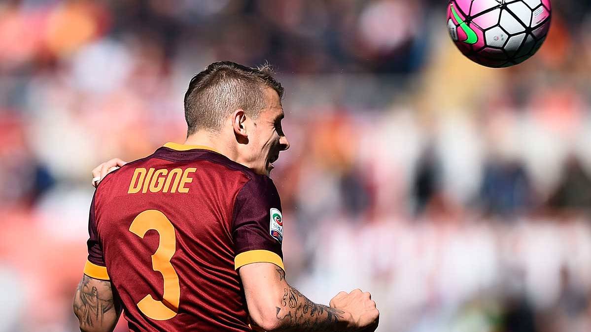 Lucas Digne estuvo cedido en la AS Roma la pasada campaña