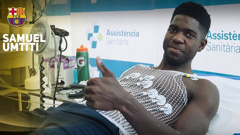 Samuel Umtiti managed without problems the medical review