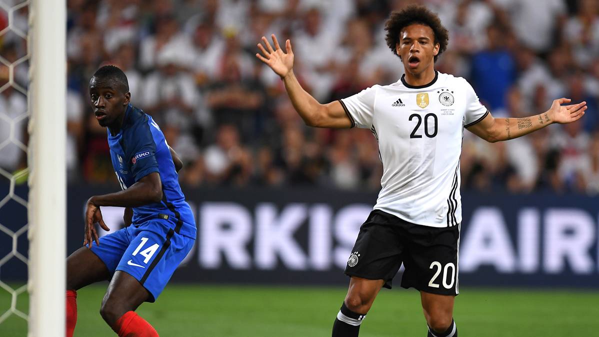 Leroy Sané, during the Germany-France of the Eurocopa