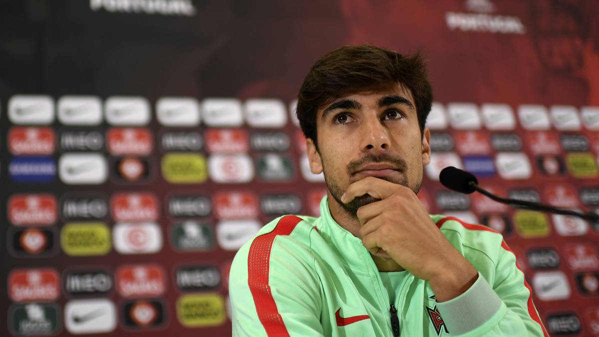 André Gomes, during a press conference with Portugal