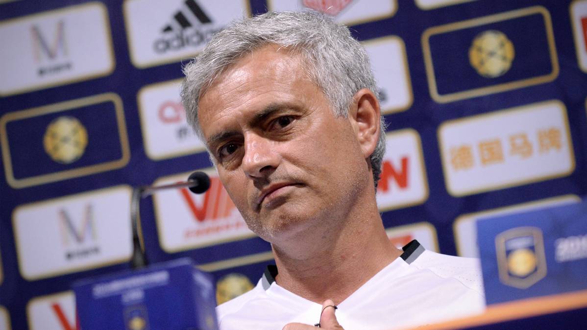 José Mourinho, in press conference with the Manchester United