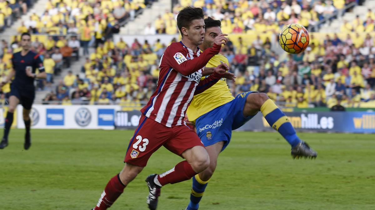 Luciano Vietto, in a party of the past campaign against The Palms