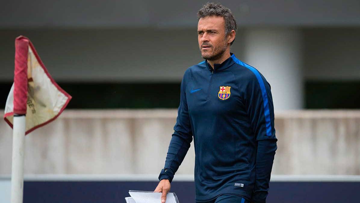 The trainer of the FC Barcelona, Luis Enrique, during the pre-season 2016-2017