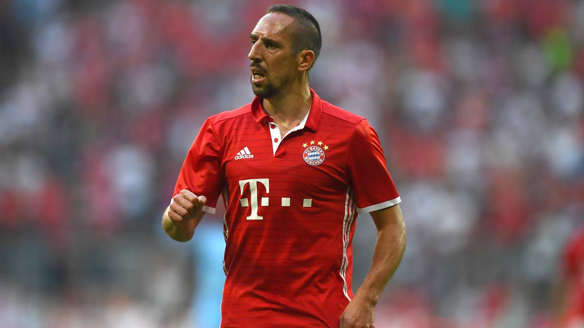 Franck Ribéry, en un partido de pretemporada con el Bayern Múnich