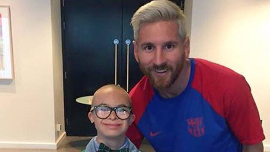 Jay Beatty already has the photography dreamed with Lionel Messi