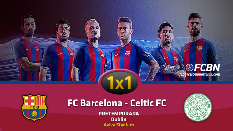 Este es el 1x1 del FC Barcelona frente al Celtic de Glasgow