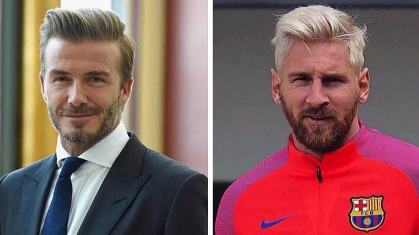 Leo Messi, in a comparative with David Beckham