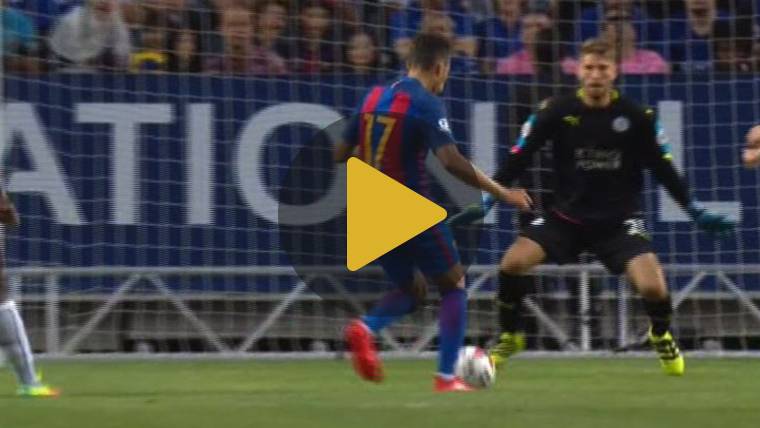 Munir, big protagonist with a doublet against the Leicester