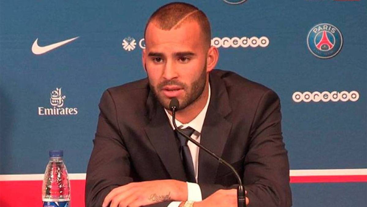 Jesé Rodríguez, in his presentation like new player of the PSG
