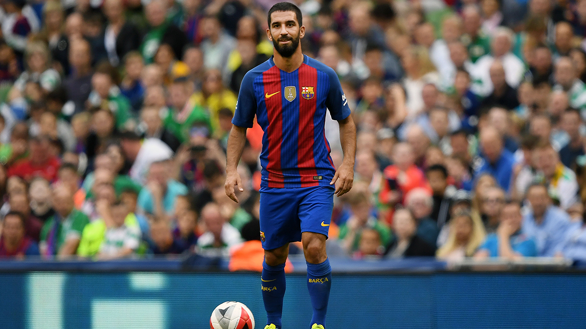 Burn Turan, in the meeting in front of the Celtic of this pre-season 2016-2017