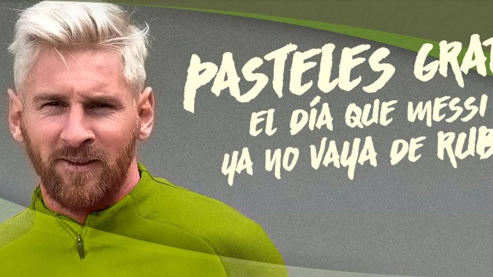 The campaign so that Leo Messi go back to change  the colour of the peel