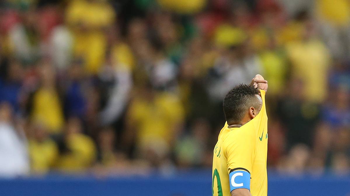Neymar Jr, durante el partido de JJOO contra Irak