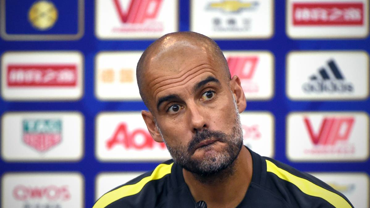 Pep Guardiola, in press conference with the Manchester City
