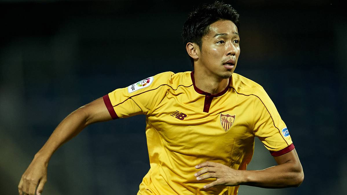 Kiyotake, during a friendly of the Seville against the Granada