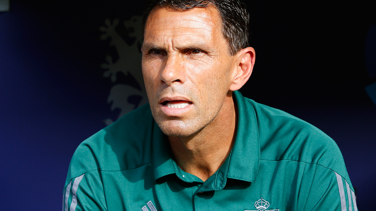 Gustavo Poyet, in a party of the Real Betis in this pre-season 2016