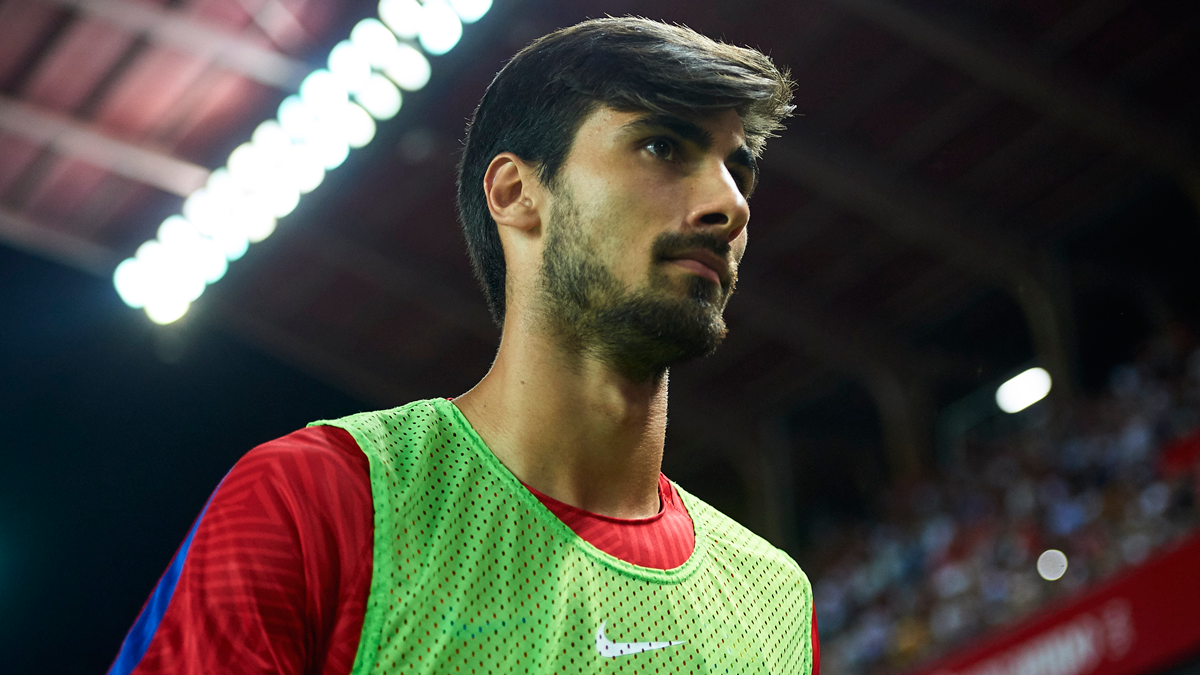 André Gomes, before the party of gone of the Supercopa of Spain