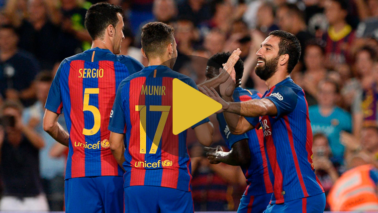 Burn Turan, celebrating one of his goals annotated to the Seville