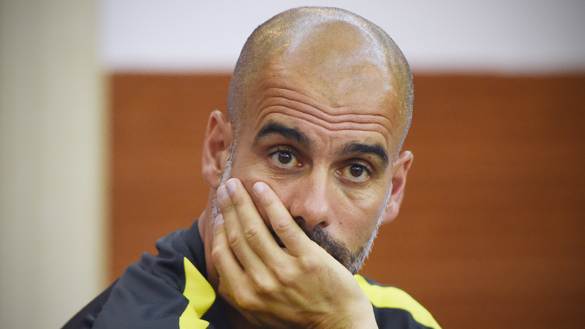 Pep Guardiola, speaking in press conference with the Manchester City