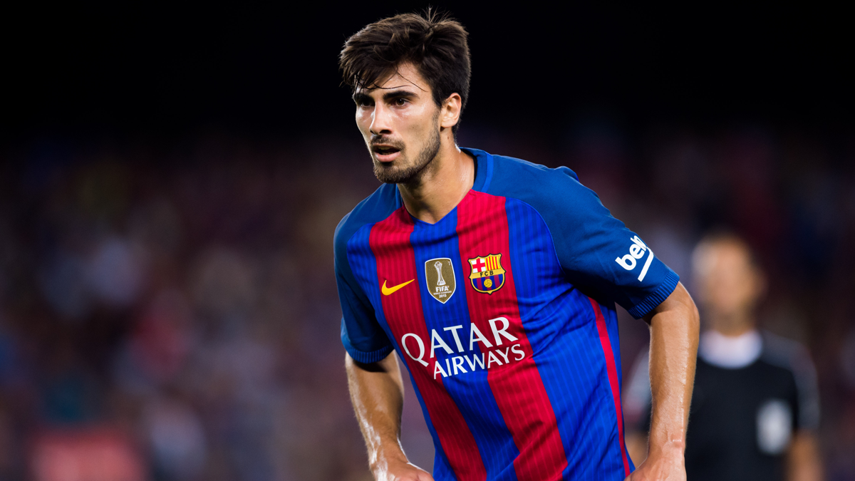 André Gomes, contra el Sevilla en la vuelta de la Supercopa de España