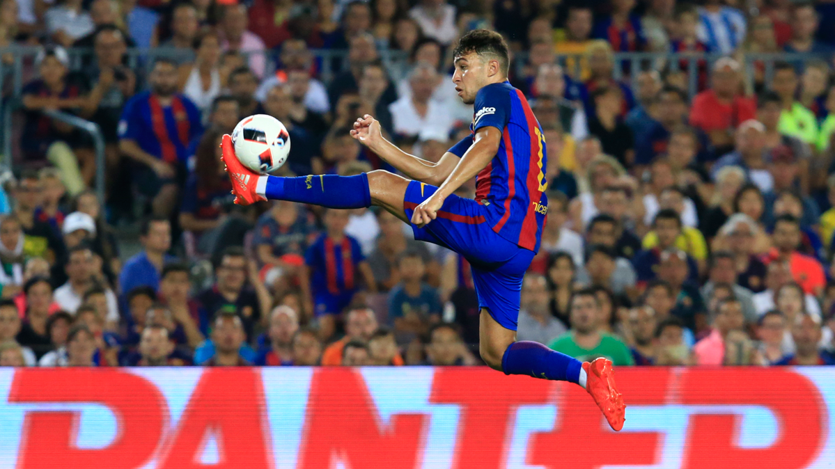 Munir The Haddadi, during the turn of the Supercopa of Spain