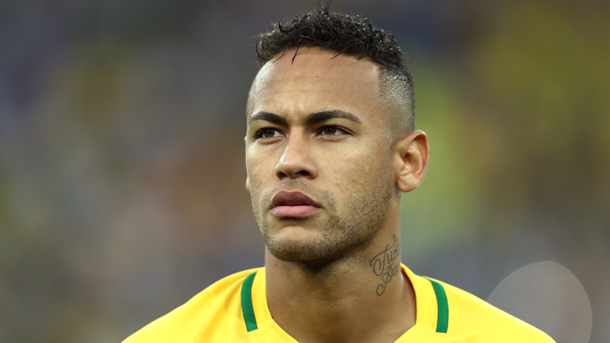 Neymar Jr, just before playing the final of the Olympic games
