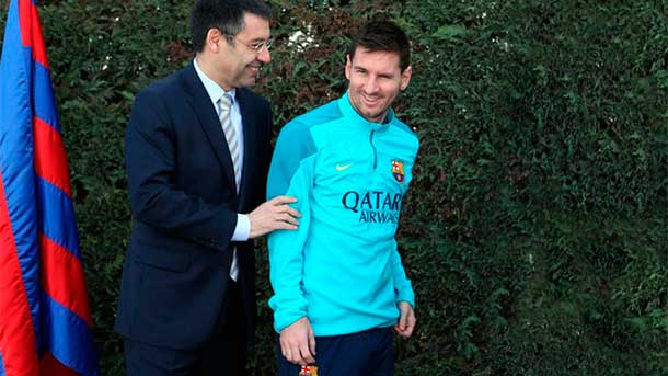 Bartomeu: "if they are interested in messi, that forget "
