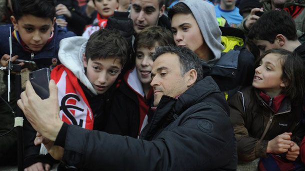 El técnico asturiano se mostró encantado de poder contar con messi