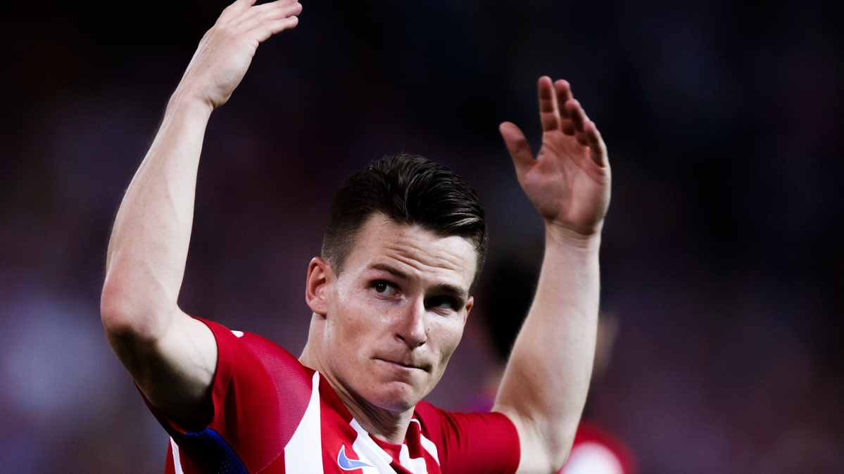 Kevin Gameiro, after marking a penalti against the Alavés