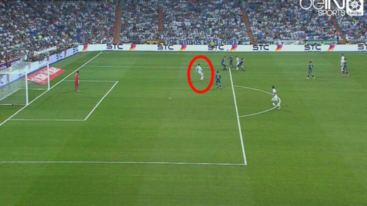 La jugada del gol en fuera de juego de Álvaro Morata