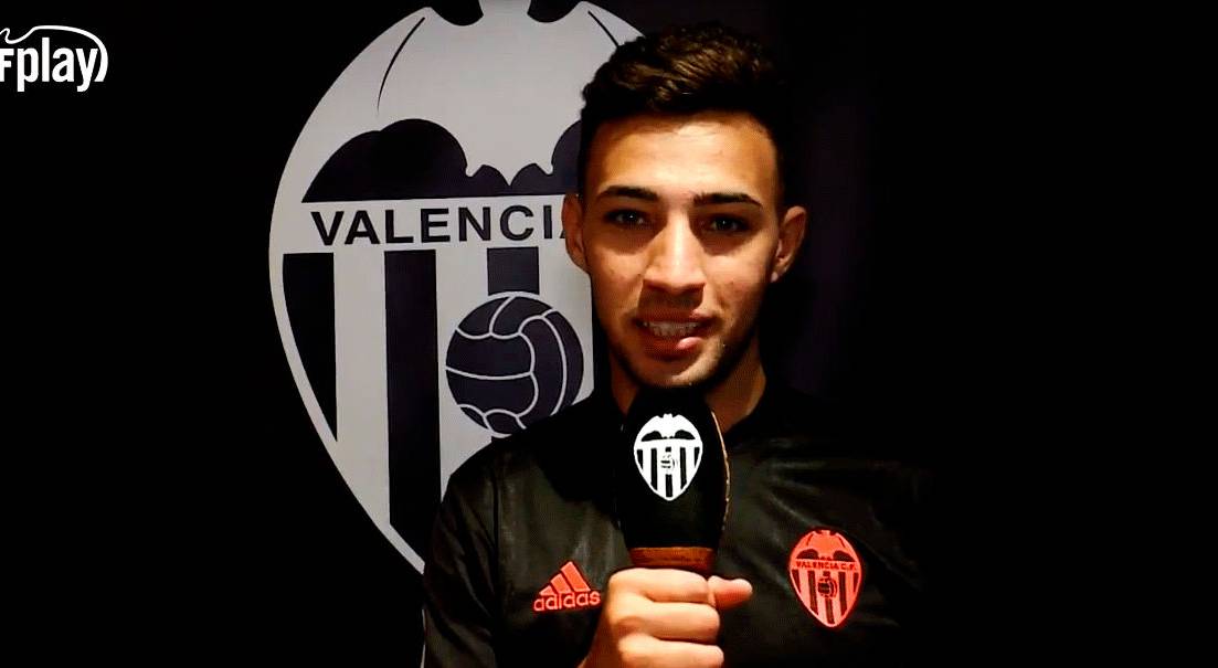 Munir El Haddadi como nuevo jugador del Valencia CF