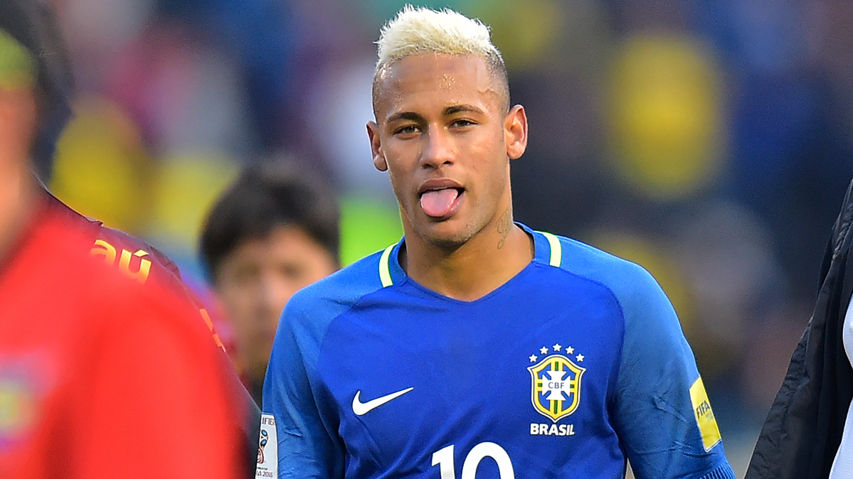 Neymar Jr, después de un partido con la selección de Brasil