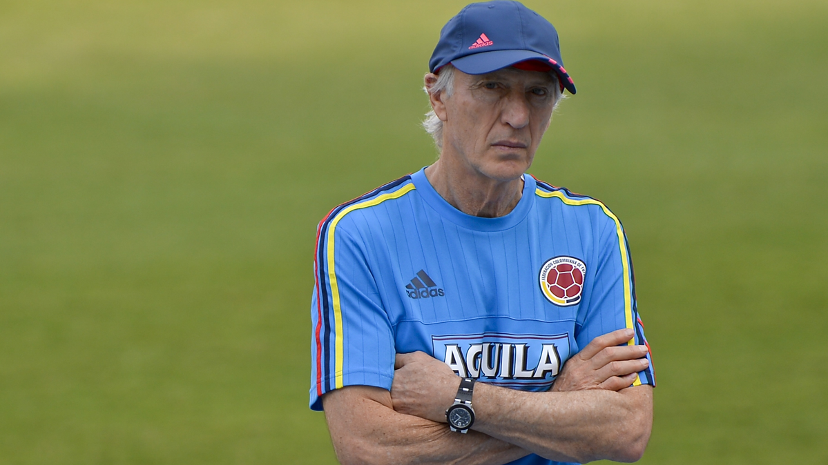 Pekerman, during a training of the selection of Colombia