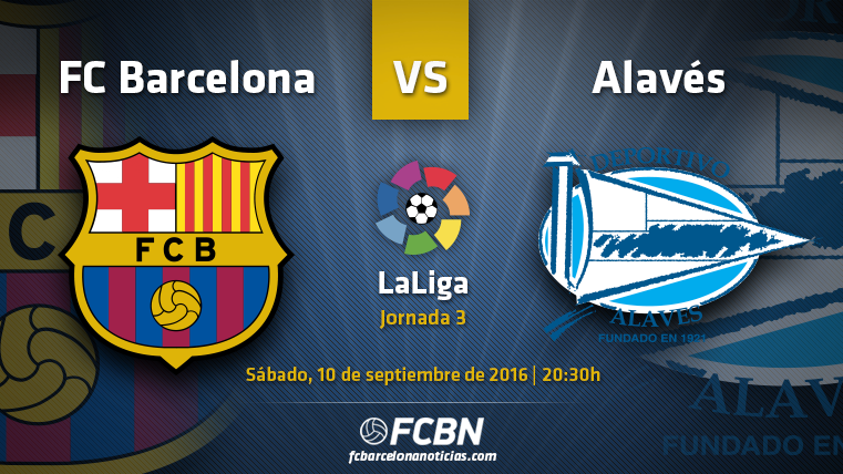 La previa del partido: FC Barcelona vs Deportivo Alavés de LaLiga 2016/17