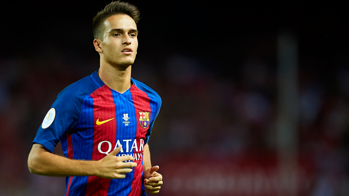 Denis Suárez, during the party against the Alavés in the Camp Nou