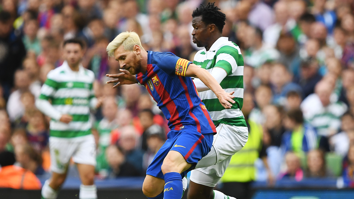 Leo Messi, during the friendly party of pre-season 2016 against the Celtic