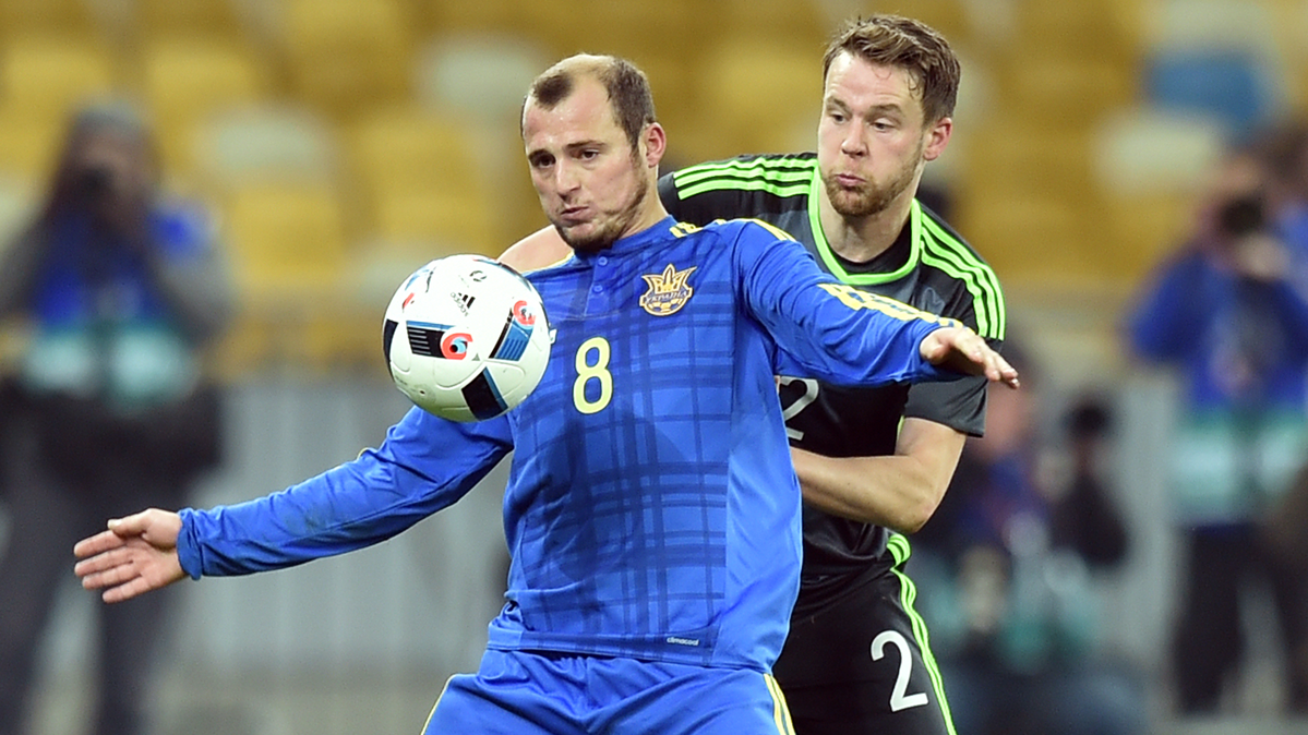 Zozulya, during a friendly party with the selection of Ukraine