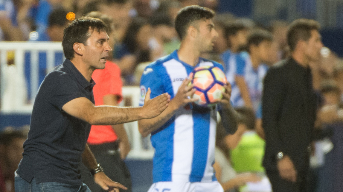 Asier Garitano, during the party empatado in front of the Athletic in League