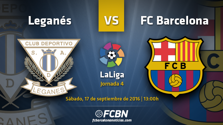 La previa del Leganés-FC Barcelona, cuarta jornada de Liga 2016-17
