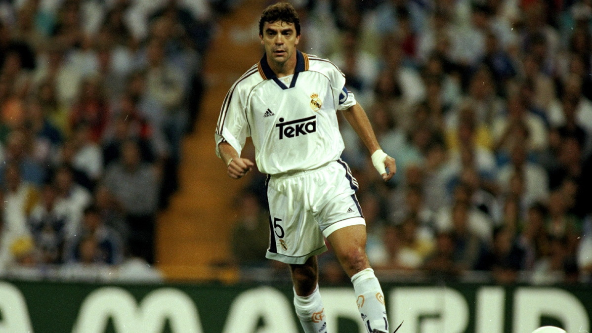 Manolo Sanchís, en una imagen de archivo con el Real Madrid