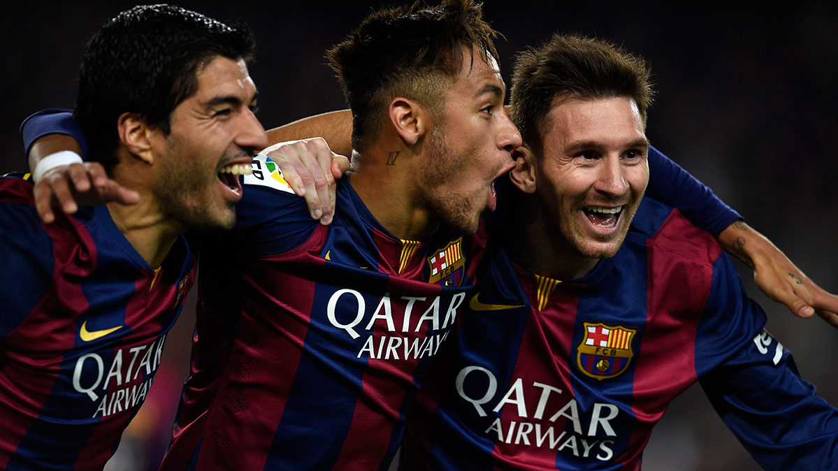 The MSN began to gestarse in front of the Athletic of Madrid in the Camp Nou