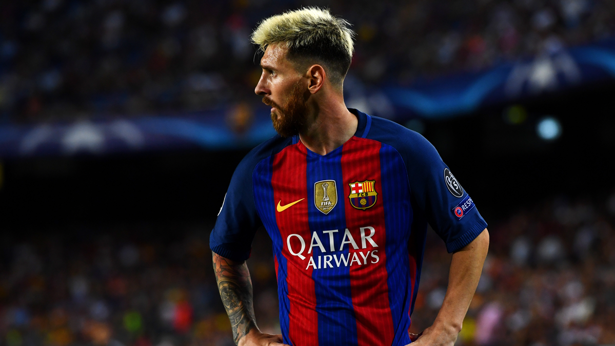 Leo Messi, durante uno de los últimos partidos del FC Barcelona