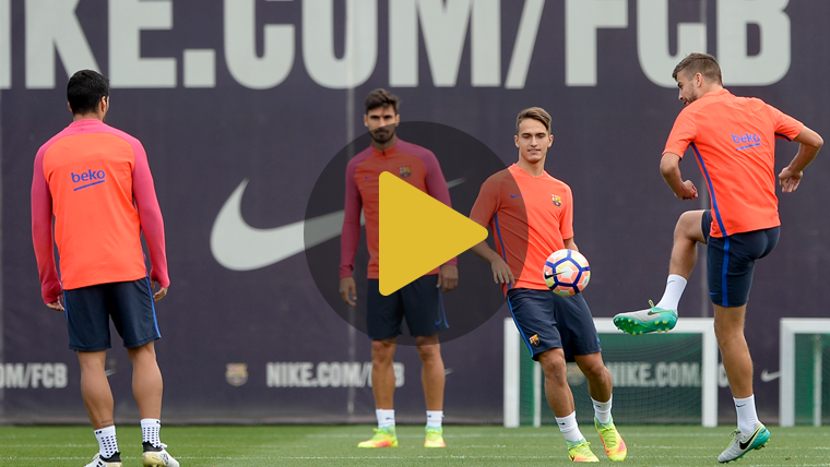 El FC Barcelona, entrenando en la Ciutat Esportiva de Sant Joan Despí