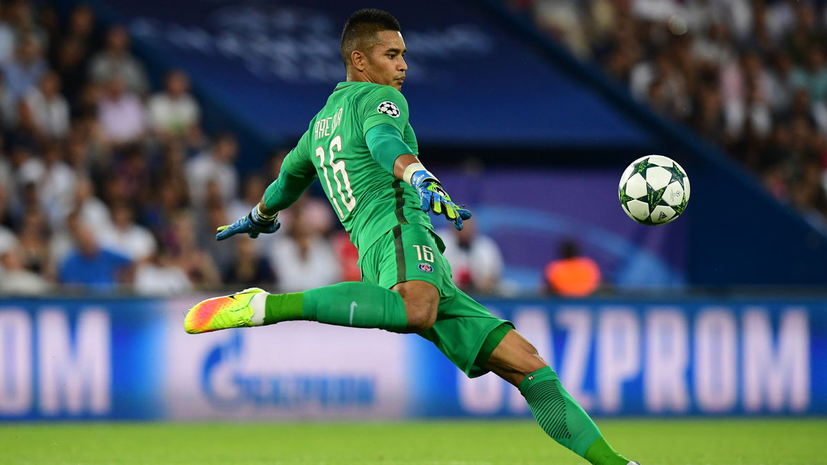 Alphonse Areola, during a party with Paris Saint-Germain